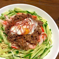 肉味噌冷やし中華◡̈♥︎|なばちゃん。さん