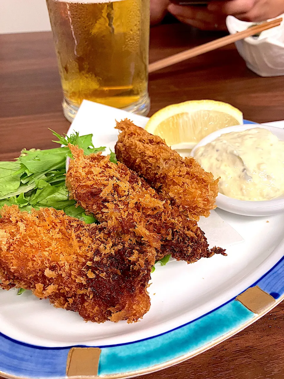 20250817カキフライ|くぽさん