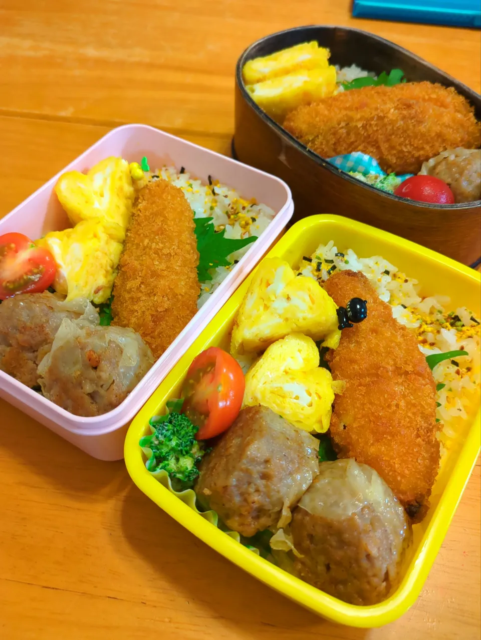 鮭フライと大きな焼売弁当|さやかさん