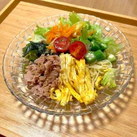 サラダ盛り盛り冷やし中華