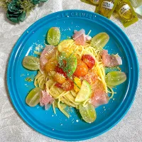 ぶどうの冷製パスタ🍇|ringonamaさん