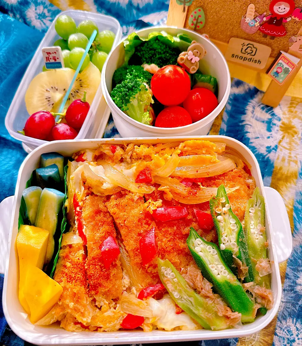 2025/08/18 カツ丼弁当|Blueberry🫐さん