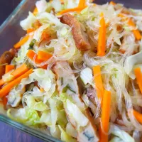 キャベツとさつま揚げの春雨煮| ぱんだのままんさん