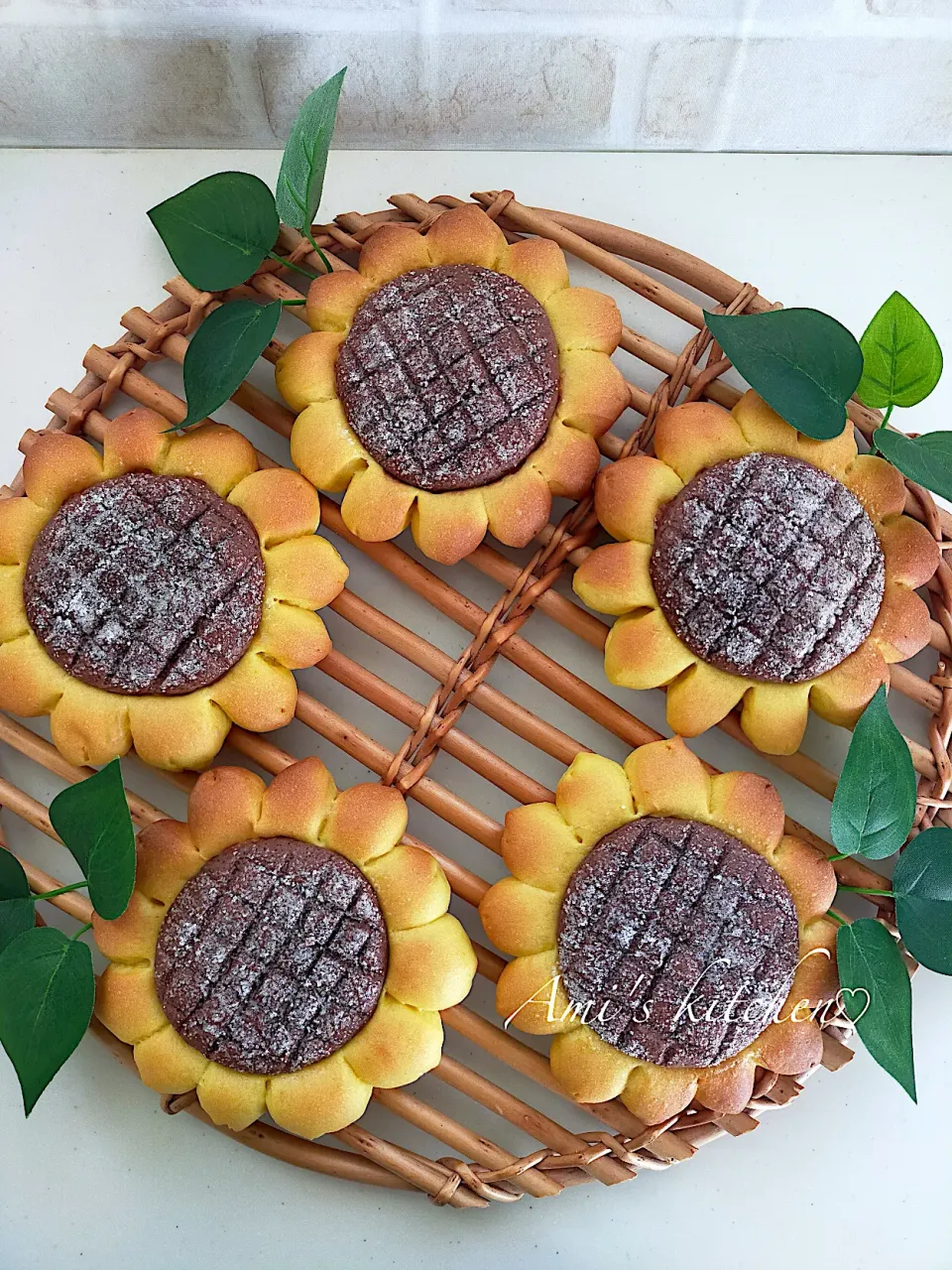 ひまわりパン☺️🌻|あみさん