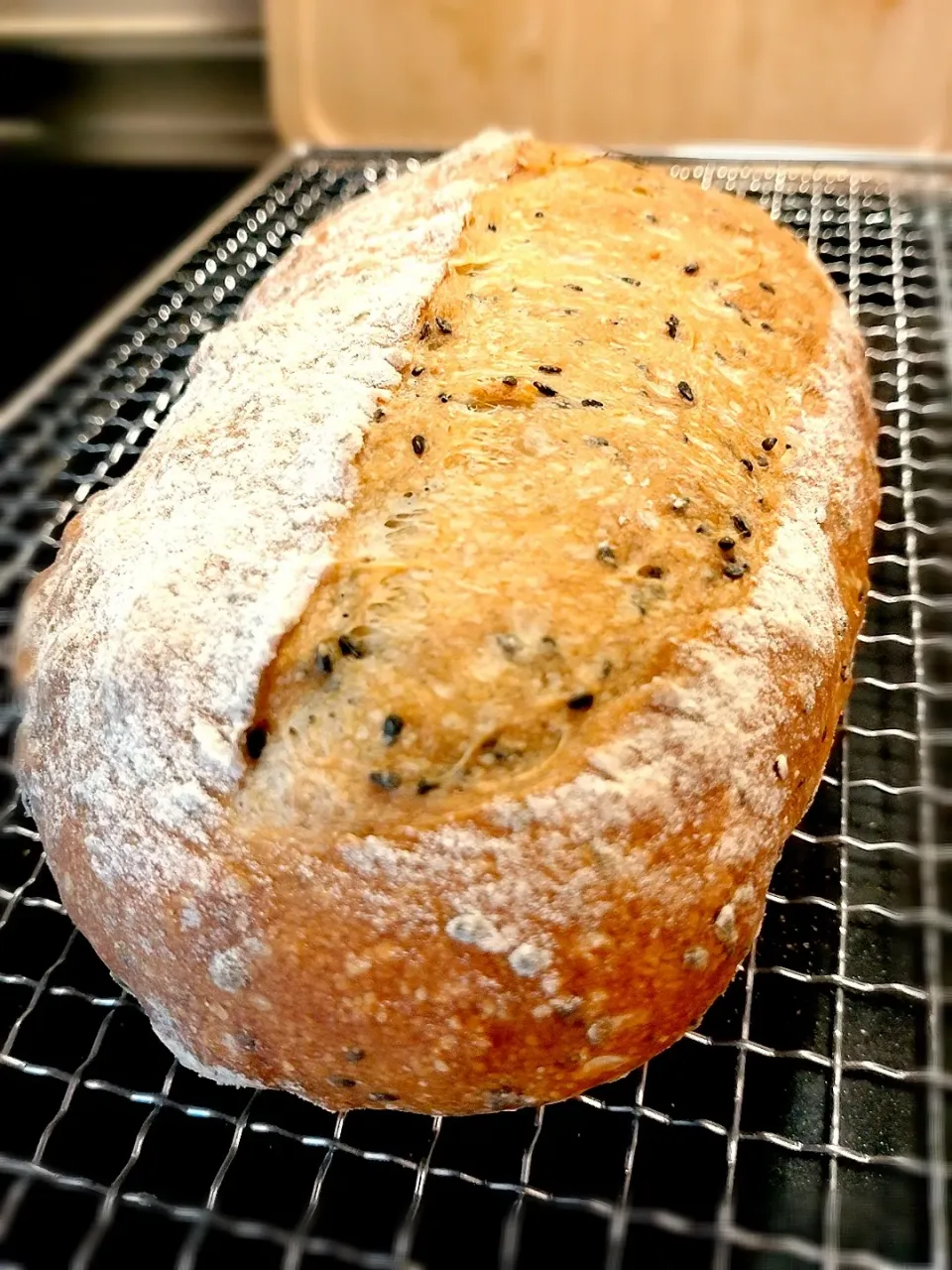 黒ごまカンパーニュ|みりさん