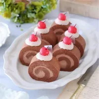 ショコラロールケーキ🍫