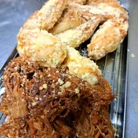 手羽先の塩唐揚げとえのきの唐揚げ|れい@保育園弁当始めましたさん