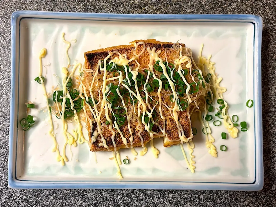 厚揚げのお好み焼き風|石松亭さん