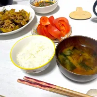 ナス 豚こま|なつさん