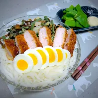 「山菜カツ冷やしうどん」|バシュランさん