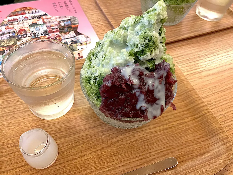 20250818宮島でかき氷|くぽさん