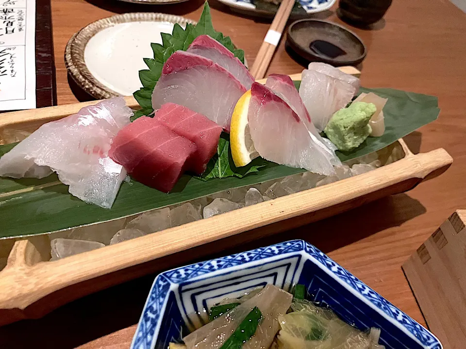 20250818お刺身盛り合わせ|くぽさん