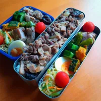 次男・私弁当|tamagomagomagoさん