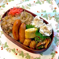 👦🏻朝勤お弁当🍱|ひだまりさん