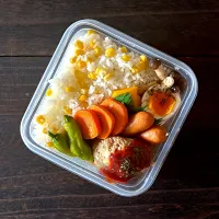 タッパー弁当|mihooobuuさん