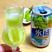 贅沢ブドウサワー|パパ氏さん