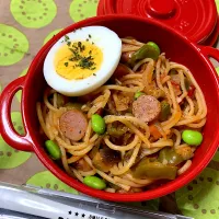 自分弁当🍝|がおりんさん