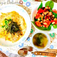 🐓炙り鶏もも肉の親子丼🐣| TakeBooさん