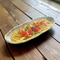 冷製トマトスパゲティ|りょうりょうさん