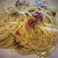 ミョウガと梅干しとゆかりのさっぱり系スパゲティ|masaさん