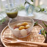 レシチンだけで、とろ〜り豆腐みたらし