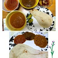 カレーパーティー、芽キャベツ、さつまいもと金時豆煮|こいちさん