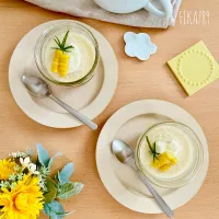 夏の終わりの とうもろこしプリン|FIKA789さん