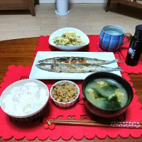 秋刀魚定食♪|えっこさん
