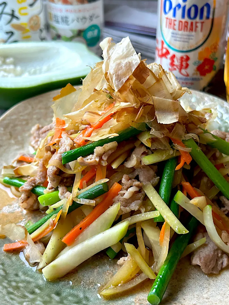 青パパイヤ de パパイヤイリチー(つぶみそブレンド)|まなまな♡さん