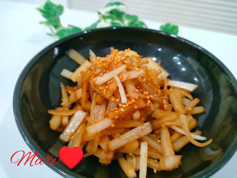 《レシピ有》大根1本分！大根の皮きんぴら。|Mariさん