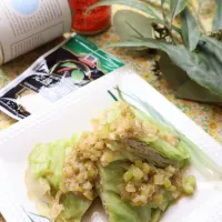 豚肉とキャベツの重ね蒸し ねぎ塩レモンだれ|めいめいさん