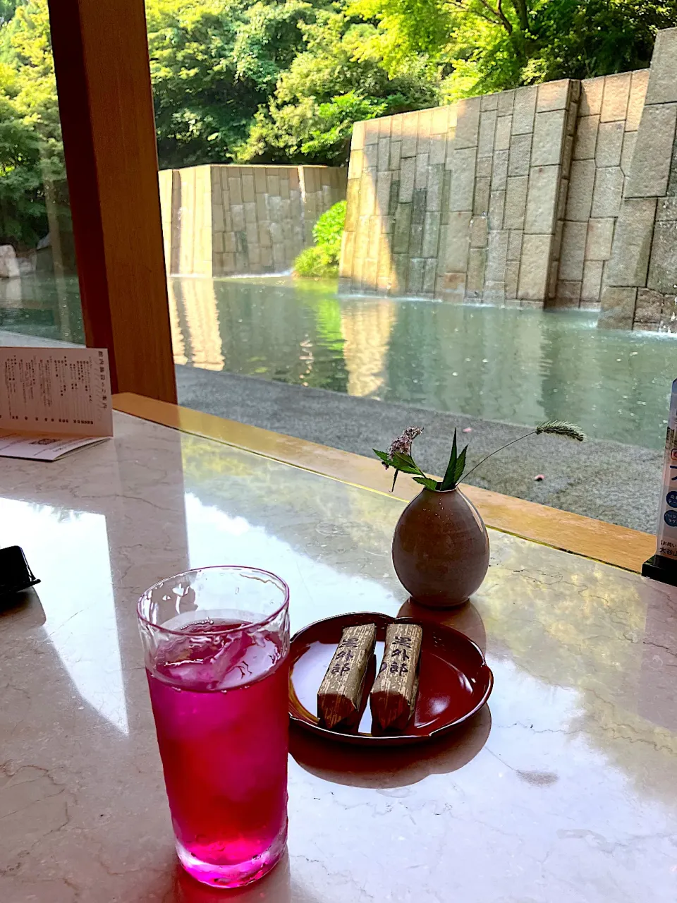 20250819大谷山荘　紫蘇ジュース|くぽさん