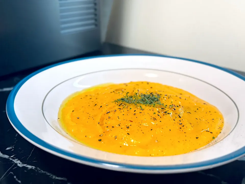 ピーナッツかぼちゃ🥜🎃のスープ|みずほさん
