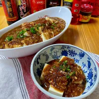 あやめもちもちさんの料理 火を使わない！レンチンもしない！加熱不要の冷やし麻婆豆腐🧊長ネギ使用| sakurakoさん