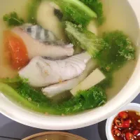 Fish soup rice lunch|🍒lynnlicious🍒さん