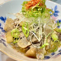 鶏ハツの味噌煮込み|ぎんさん