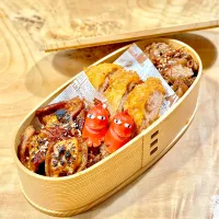 ギトギトな三色丼弁当|1480_kojiさん