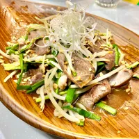 レバニラじゃなくハツニラ