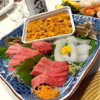 刺し盛り＆シースーで➰🥂😋|ナムナムさん