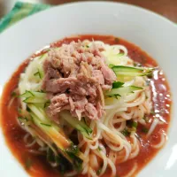 夏のサッパリトマトのイタリアンそうめん|マイキーさん