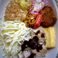 🍙おにぎり焼売ランチ|すくらんぶるえっぐさん