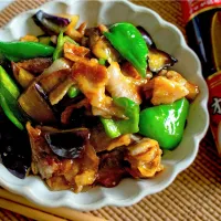 豚バラと茄子のオイスターソース炒め|はるまさん