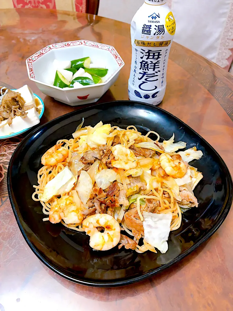 海老塩焼きそば|ショコラさん