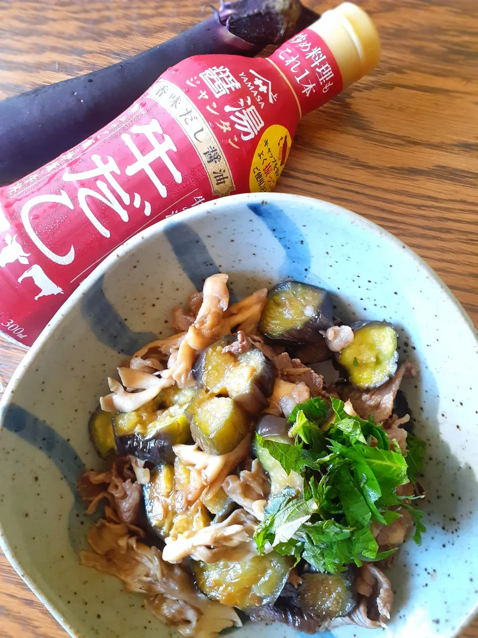 ぶりさんさんの料理 牛肉と茄子の煮物|fumfumさん