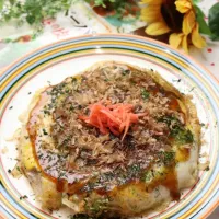 いっちゃんさんの料理 ライスペーパーでお好み焼き風✨|めいめいさん