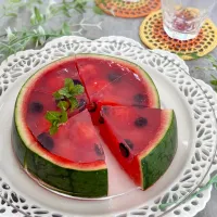 スイカの寒天🍉|ゆーこどんさん
