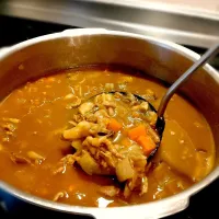 豚とキノコのカレー|みりさん