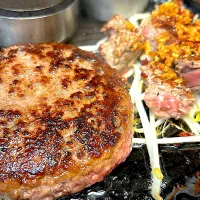 オリーブ牛の肉バーグ150g&カットステーキ🥩75g|坂の上の友さん