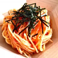 リモートワークのおひとり様ランチ🍝明太子パスタ|KANAさん