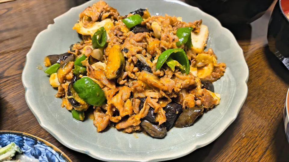 ナス味噌炒め隠し味はオイスターソース|やかんちゃんさん